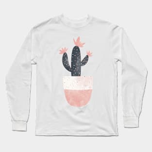 pink cactus2 Long Sleeve T-Shirt